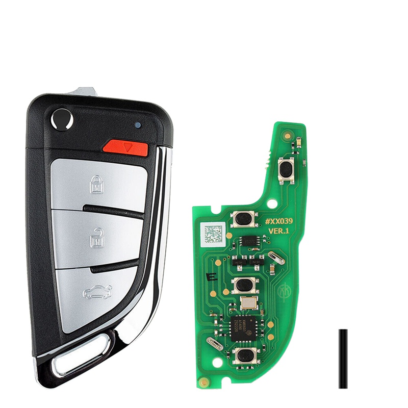 1 Chìa Khóa Điều Khiển Từ Xa XEKF20EN 4 Nút Màu Đen Thông Dụng Cho VVDI