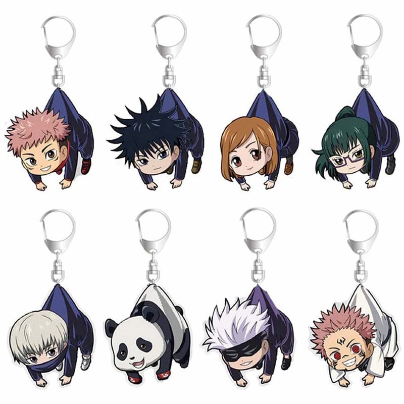 Móc Khóa Mô Hình Nhân Vật Hoạt Hình Jujutsu Kaisen Itadori Yuji Fushiguro Megumi Ryomen Sukuna