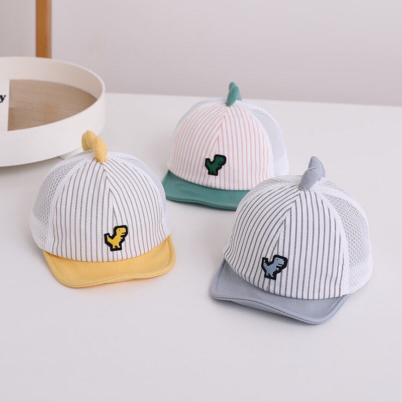 Mũ Lưỡi Trai Chống Nắng Phối Lưới In Họa Tiết Động Vật Dễ Thương Thời Trang Mùa Hè Cho Bé