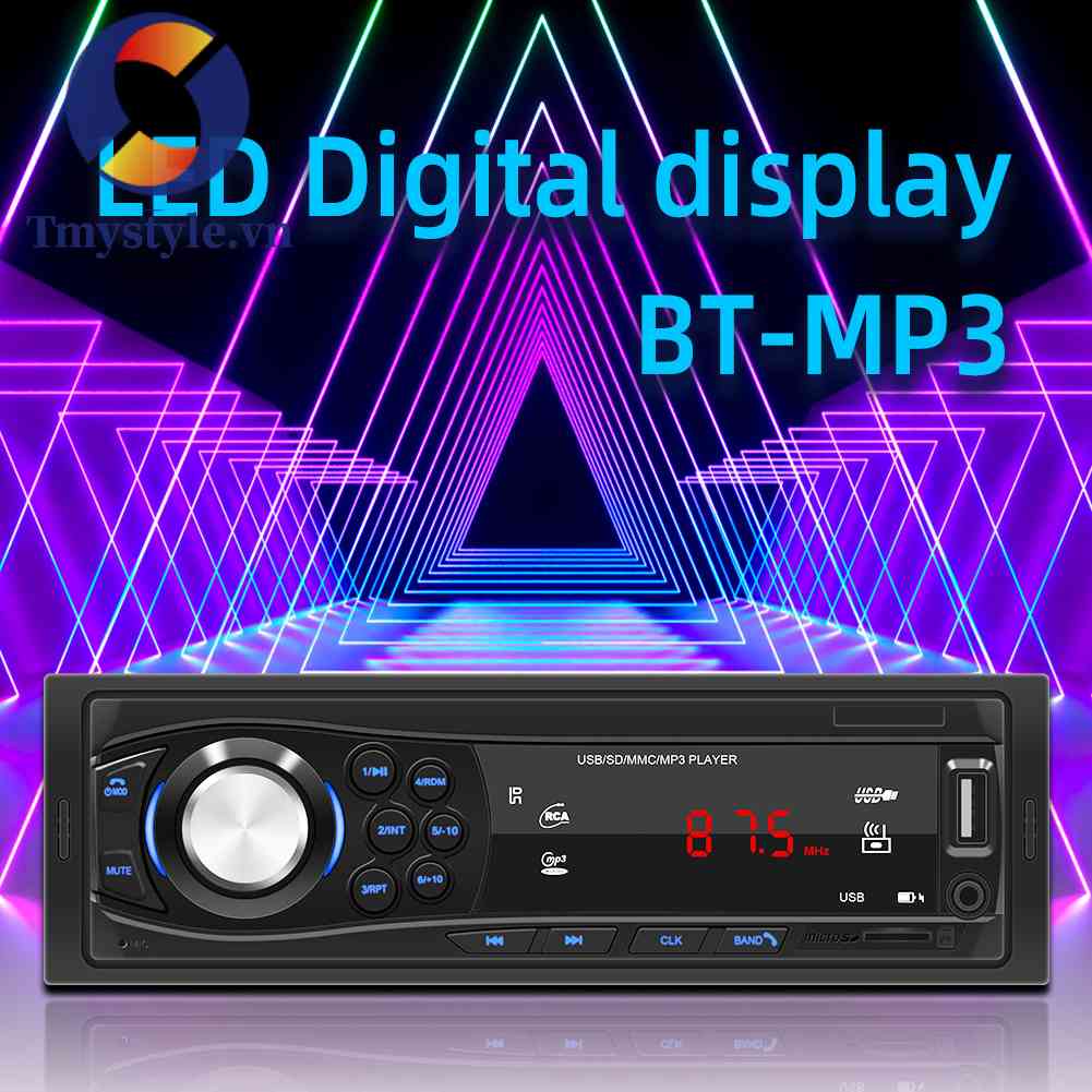 Bộ Thiết Bị Nhận Tín Hiệu Âm Thanh FM / Thẻ TF 1 DIN SWM-1028 Chuyên Dụng Cho Xe Hơi