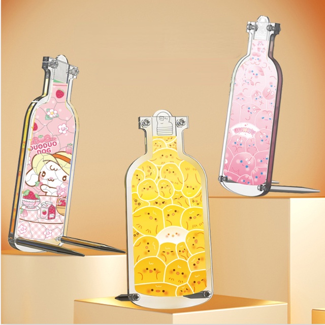 Đồ Chơi Lắp Ráp Hình Thú Cưng Hoạt Hình Bằng Acrylic Dễ Thương DIY
