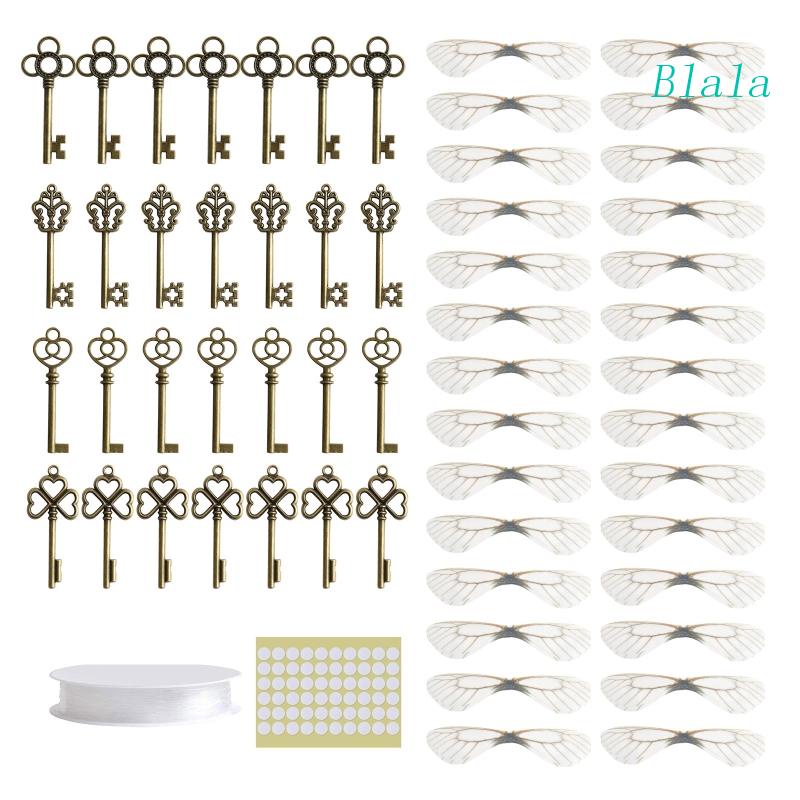 Chìa Khóa Bay Bằng Hợp Kim Phong Cách Cổ Điển Dùng Làm Trang Sức DIY