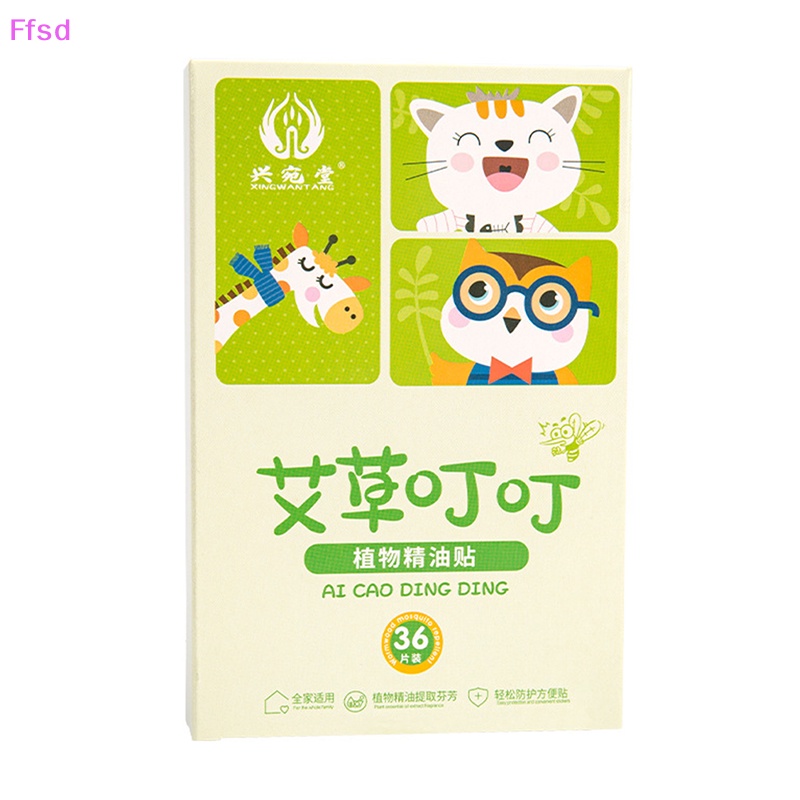 {Ffsd} Miếng Dán Chống Muỗi Nhẹ Nhàng Không Để Lại Dấu Vết Họa Tiết Cây Cối Hoạt Hình