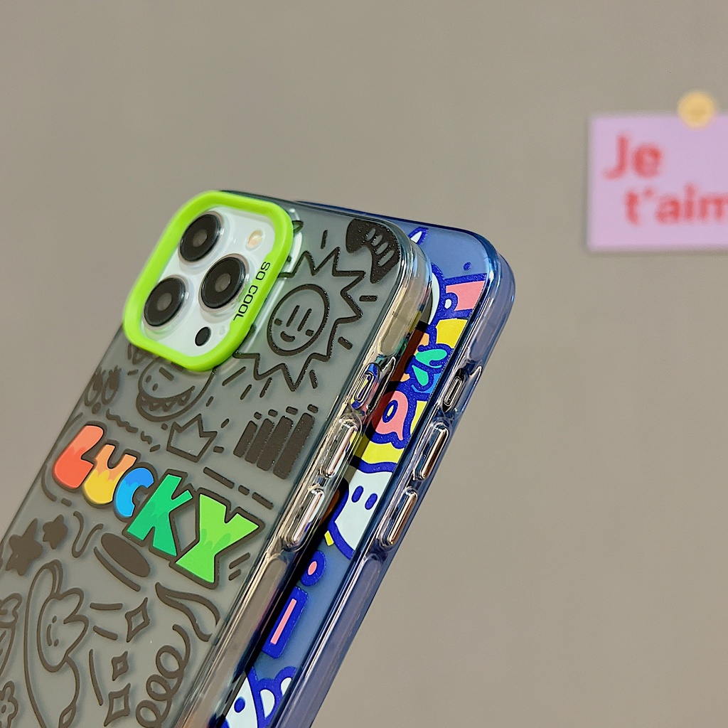 Ốp Điện Thoại TPU Mềm Trong Suốt Hai Mặt Chống Sốc Cho iPhone 11 13 12 14 Pro Max