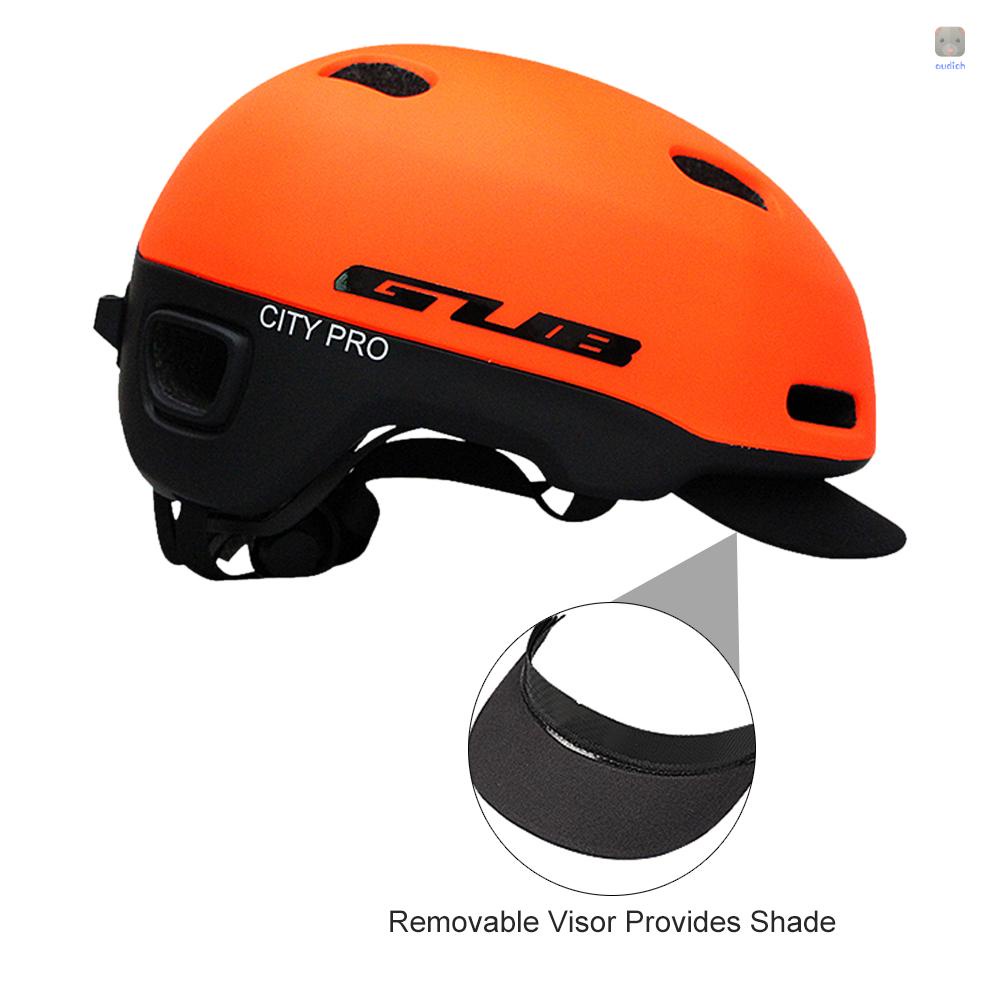 Gub Mũ Bảo Hiểm Đi Xe Đạp Có Tấm Che Nắng Tháo Rời Được Cho Nam Và Nữ