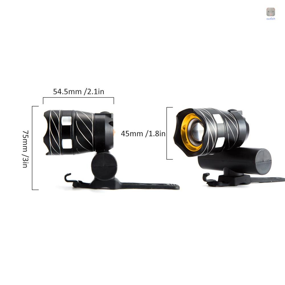 Đèn Pha Xe Đạp Leo Núi Chống Thấm Nước Kèm Sạc USB Tiện Dụng Chất Lượng Cao