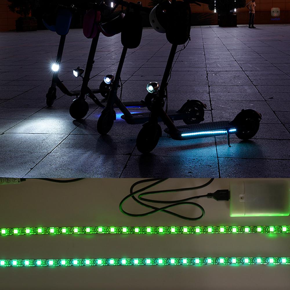 Dải Đèn Led M365 Nhiều Màu Chống Thấm Nước Trang Trí Khung Gầm Xe Scooter