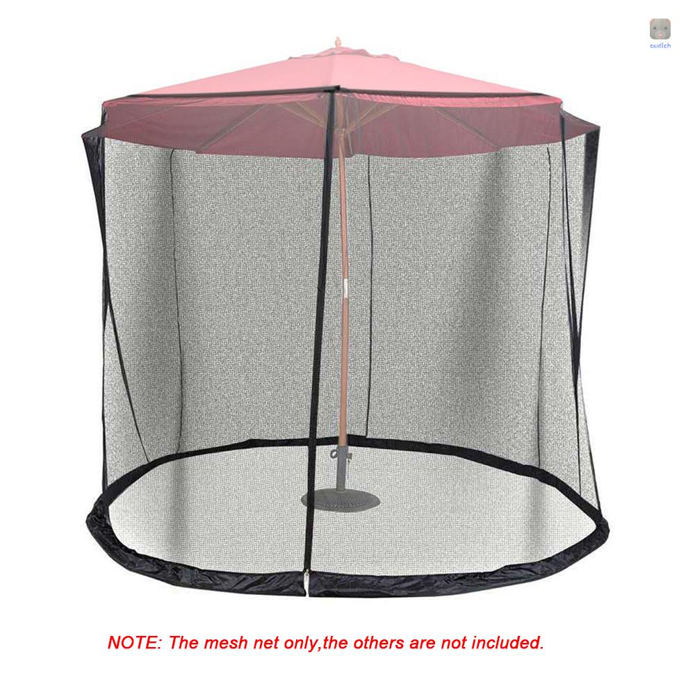 Tấm Lưới Gắn Dù 11ft Có Thể Điều Chỉnh Kèm Khóa Kéo Đôi Cho Sân Vườn Ngoài Trời