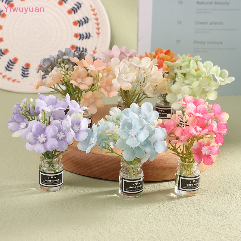 1 Bộ Chậu Hoa Mini Trang Trí Nhà Búp Bê 1: 6