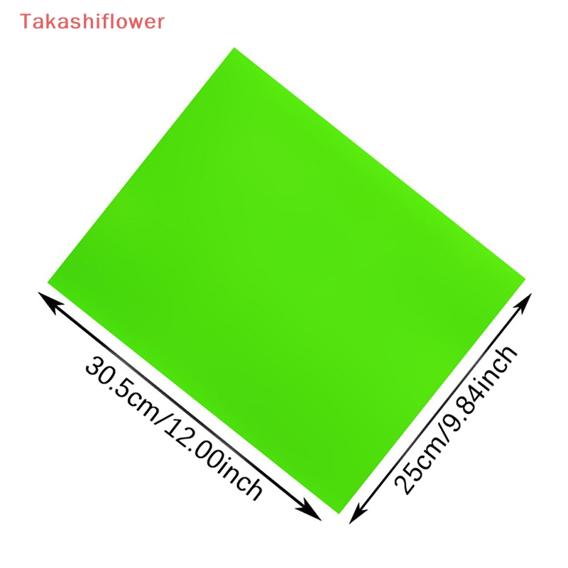 (Takashiflower) Miếng Dán Chuyển Nhiệt HTV Vinyl Phát Sáng Trong Bóng Tối 3D Cho Áo Phông Cricut Cameo 4 Loại Tấm Màu