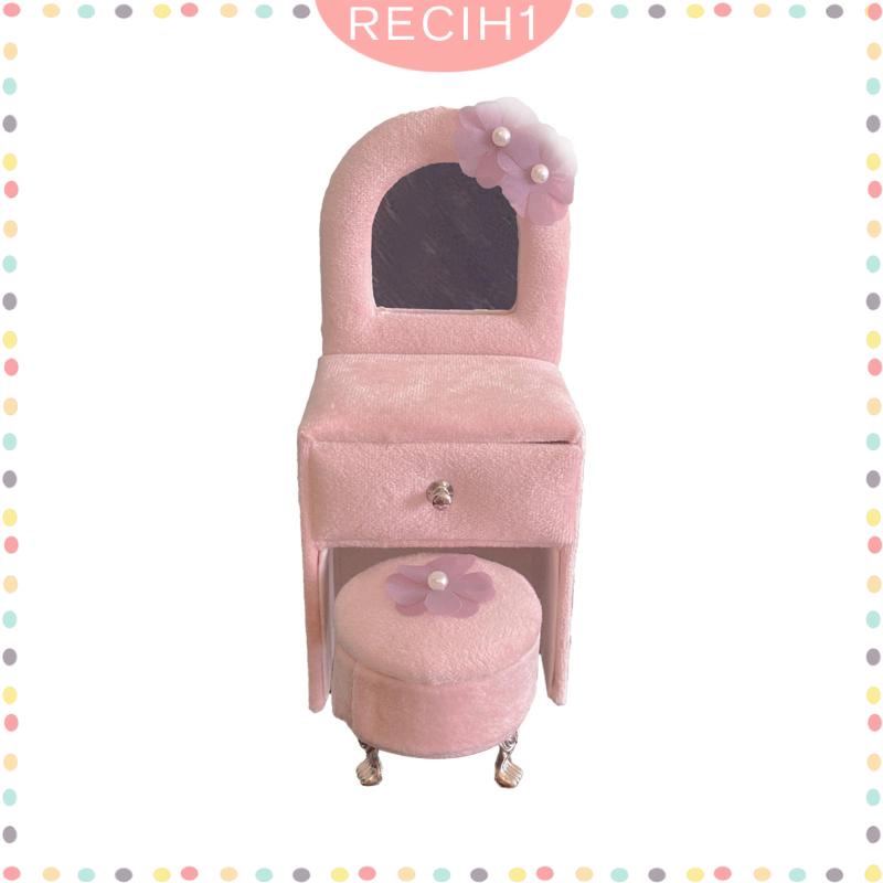 Giá Đỡ Trang Sức Đồ Chơi Để Bàn Màu Hồng Dành Cho Búp Bê