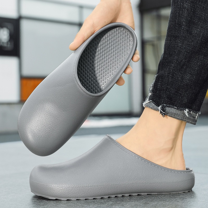 Dép Bít Mũi Đế Dày 5cm Thời Trang Mùa Hè Mới Cho Nam