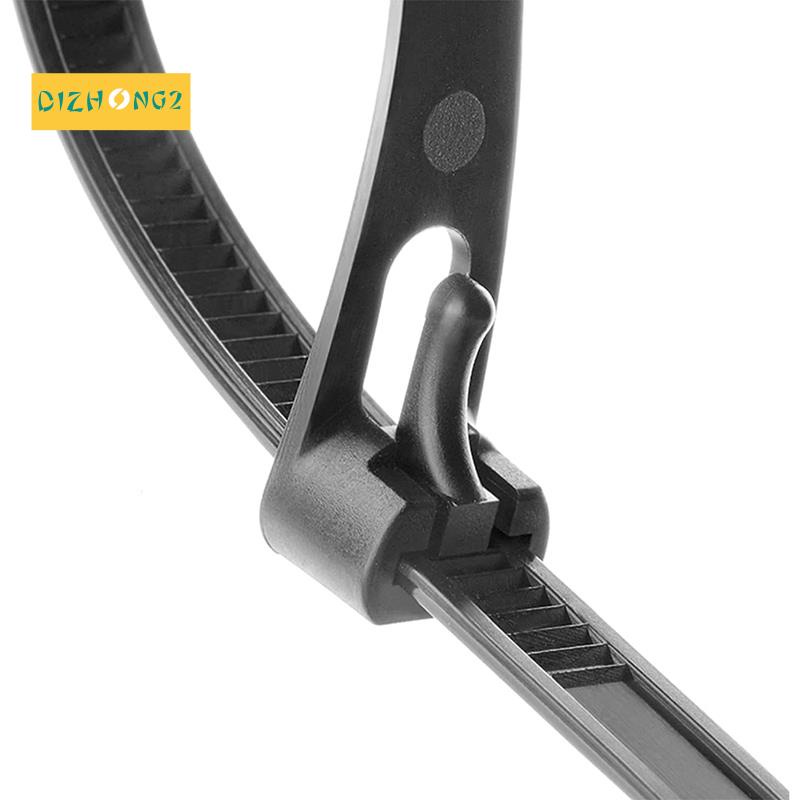 Set 100 Dây Rút Nylon Màu Đen Dày Dặn 12Inch Chịu Lực Tốt 100Lb