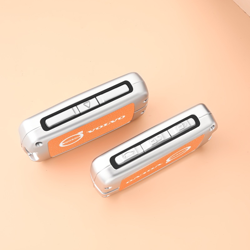 Ốp Bảo Vệ Chìa Khóa Xe Hơi Volvo S60 Xc90 S90 Xc40l V60 Xc60 V90 Bằng Hợp Kim