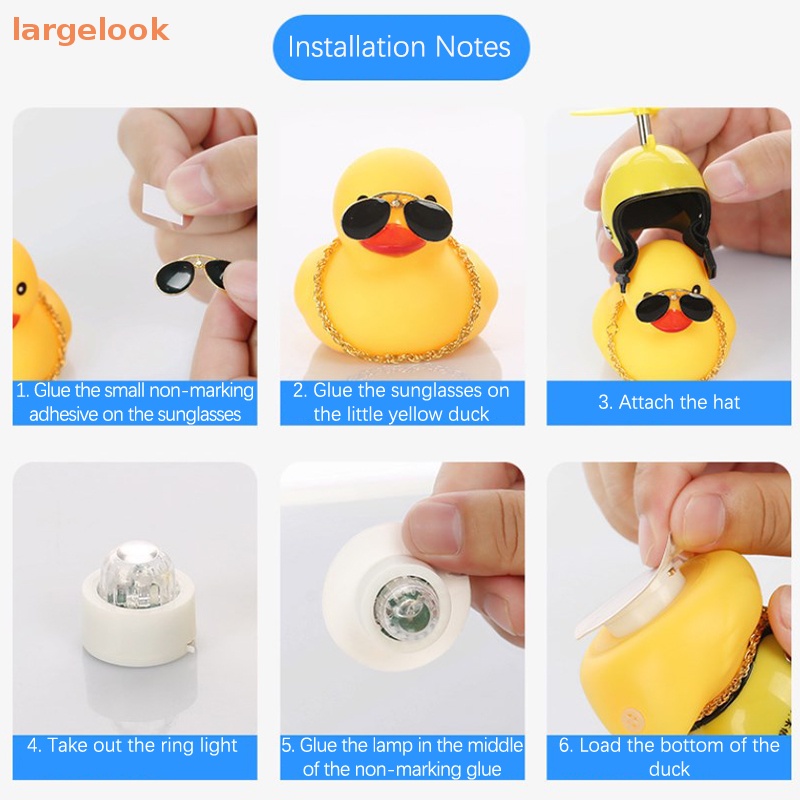 Vịt Vàng Đội Mũ Bảo Hiểm Xe Đạp Chống Gãy Cỡ Lớn [Biglook]