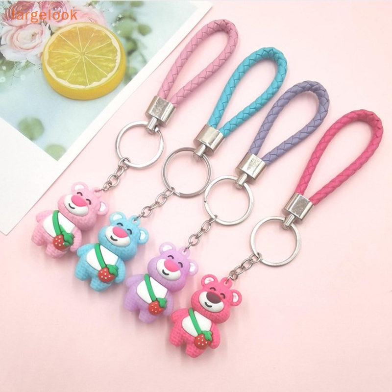 Móc Chìa Khóa Bằng Nhựa Resin Hình Winnie Hoạt Hình Dễ Thương