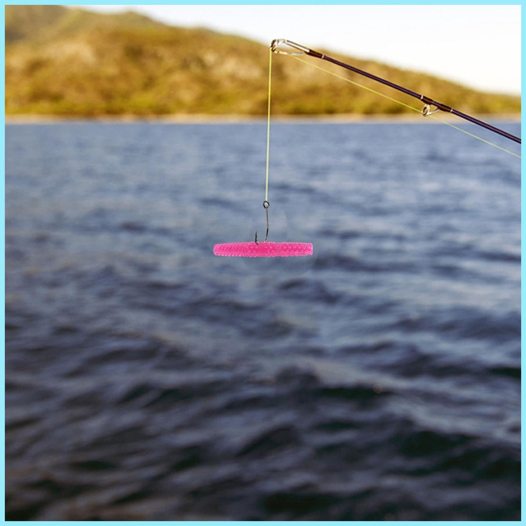 Set 8 Mồi Giả Nhử Cá Mềm 2.56in Bằng Nhựa tdevn