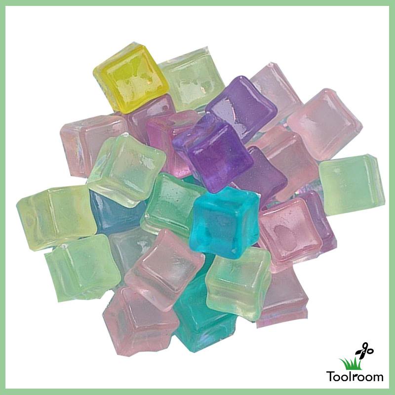 Đá Viên Hình Vuông Bằng Acrylic Dùng Làm Đạo Cụ Chụp Ảnh