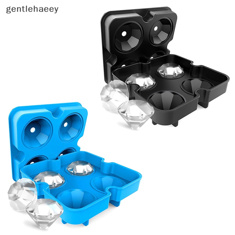 Khuôn Silicone Làm Đá Viên / Sô Cô La 4 Ngăn Tạo Hình 3D DIY