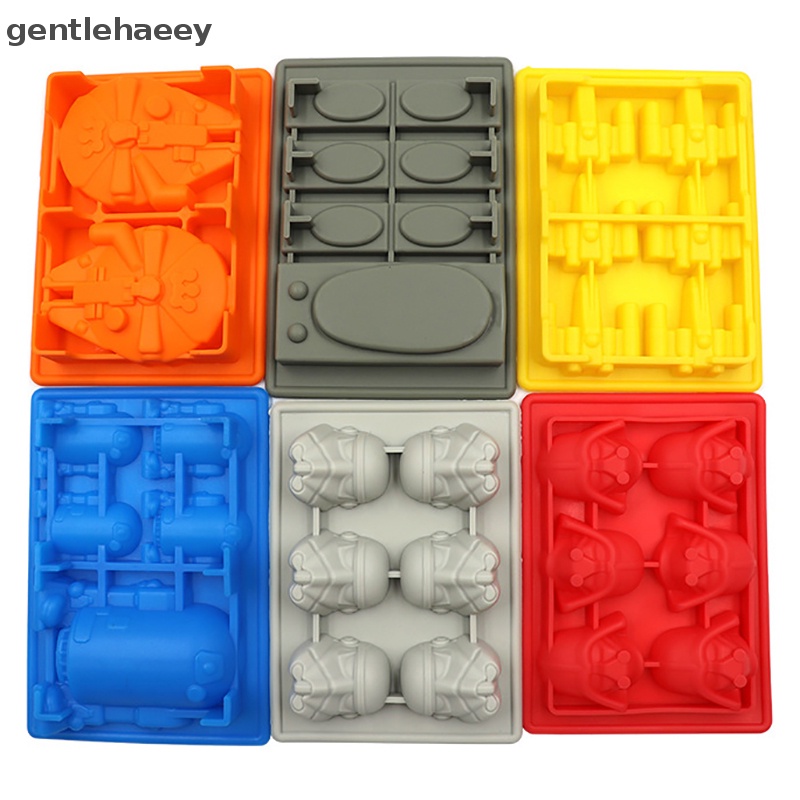 Khuôn Silicon Làm Đá / Xà Phòng / Sô Cô La / Kẹo Hình Hoạt Hình 3D