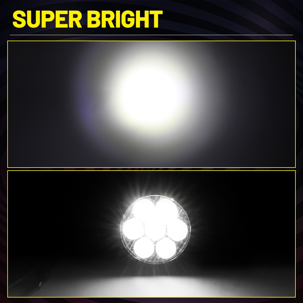 2.5 inch  LED Spotlight  việc ánh sáng 12V tự động ánh sáng đèn sương mù off road 4x4 LED máy kéo cho xe tải ATV