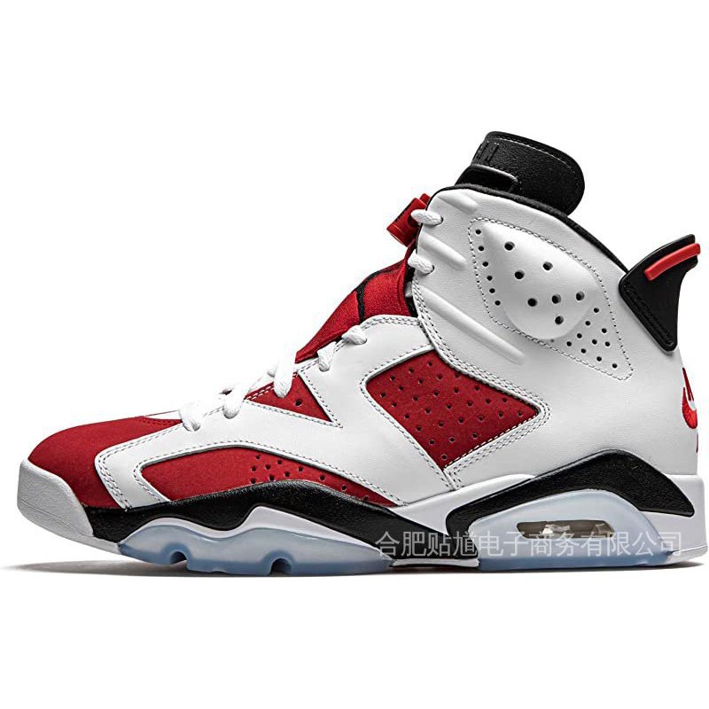 Giày bóng rổ trắng Air Jordan 6 Kiểu retro Thiết Kế Năng Động Cho Nam