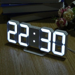 Đồng hồ LED 3D treo tường, để bàn thông minh Smart Clock