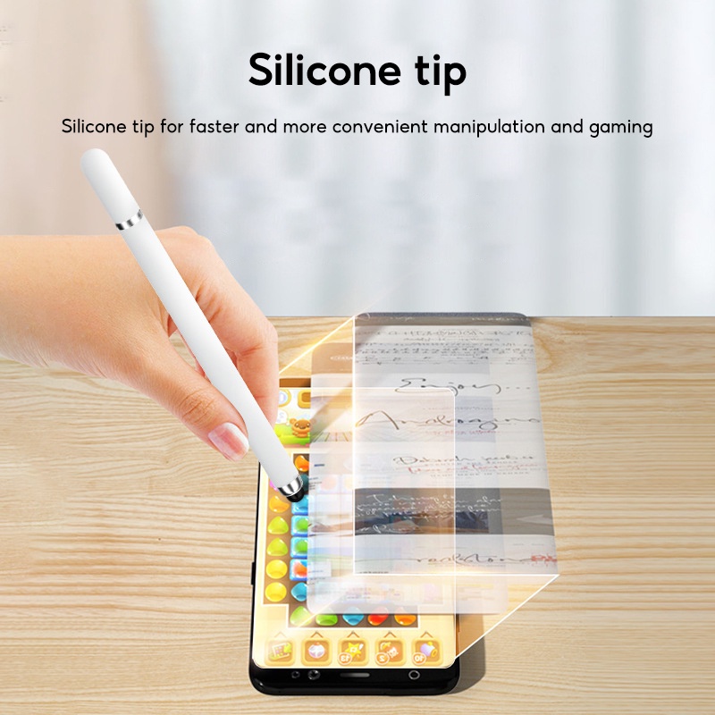 TBTIC Bút Cảm Ứng Stylus 2 Trong 1 Cho Android iPad iPhone Tablet Samsung Phone Stylus