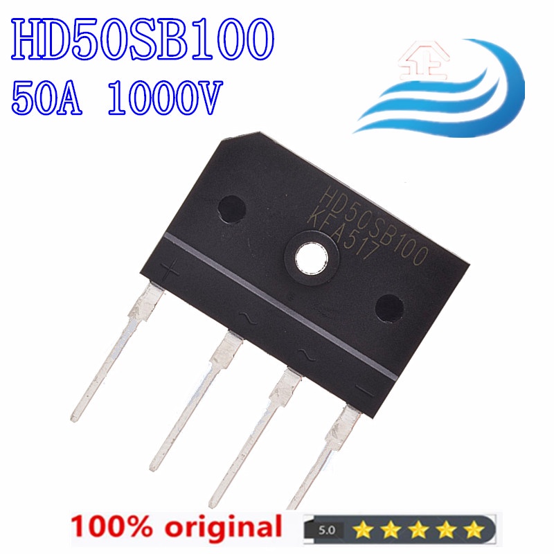 Chỉnh lưu 35A1000V biến tần phẳng HD35SB100 phụ kiện máy hàn HD50SB100 cầu s pxc3