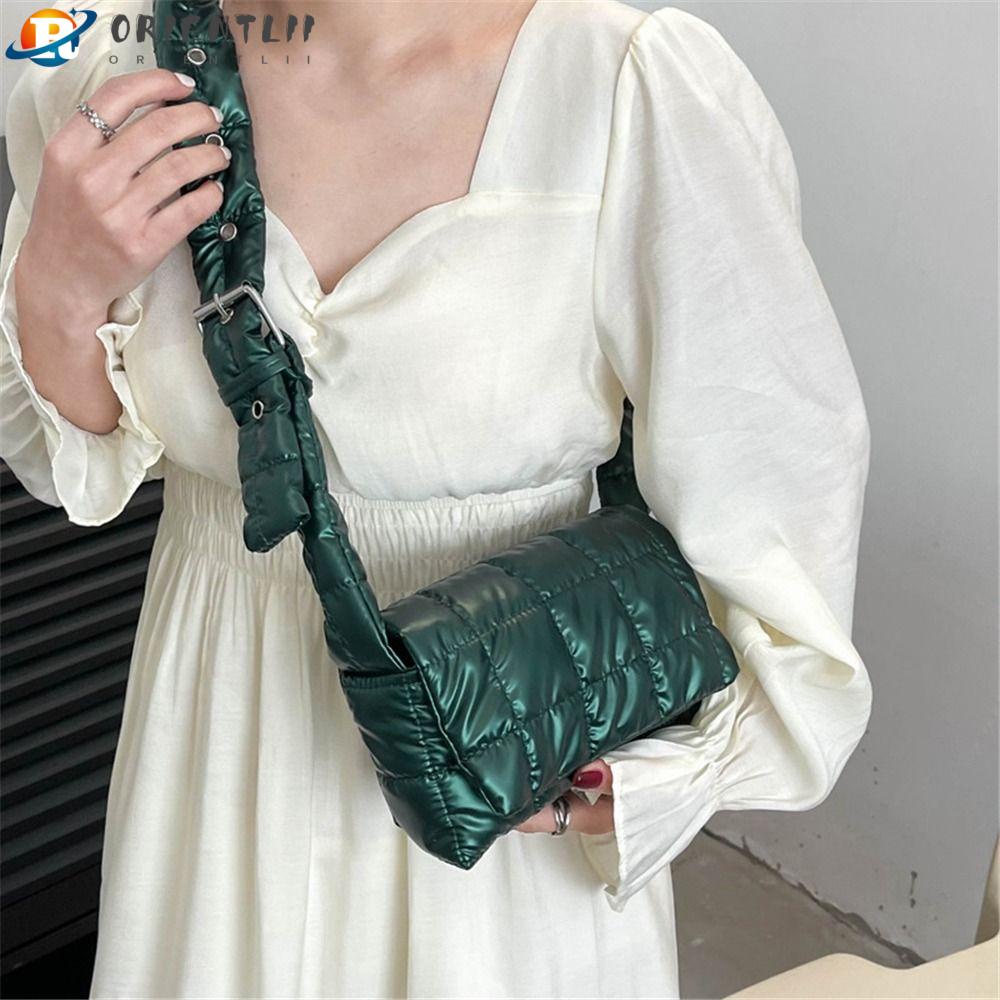 Túi Xách Đeo Vai Họa Tiết Sọc Caro Thời Trang Mùa Đông