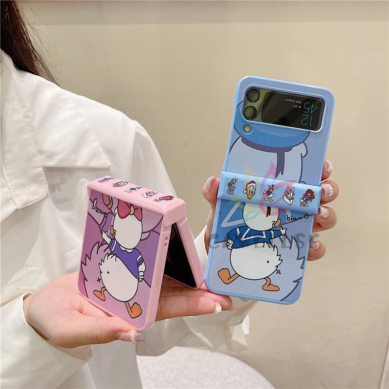 Bao Da Điện Thoại Nắp Lật Thời Trang Cho Samsung Galaxy Z Flip 3 Z Flip 4 5G Flip4 Flip3