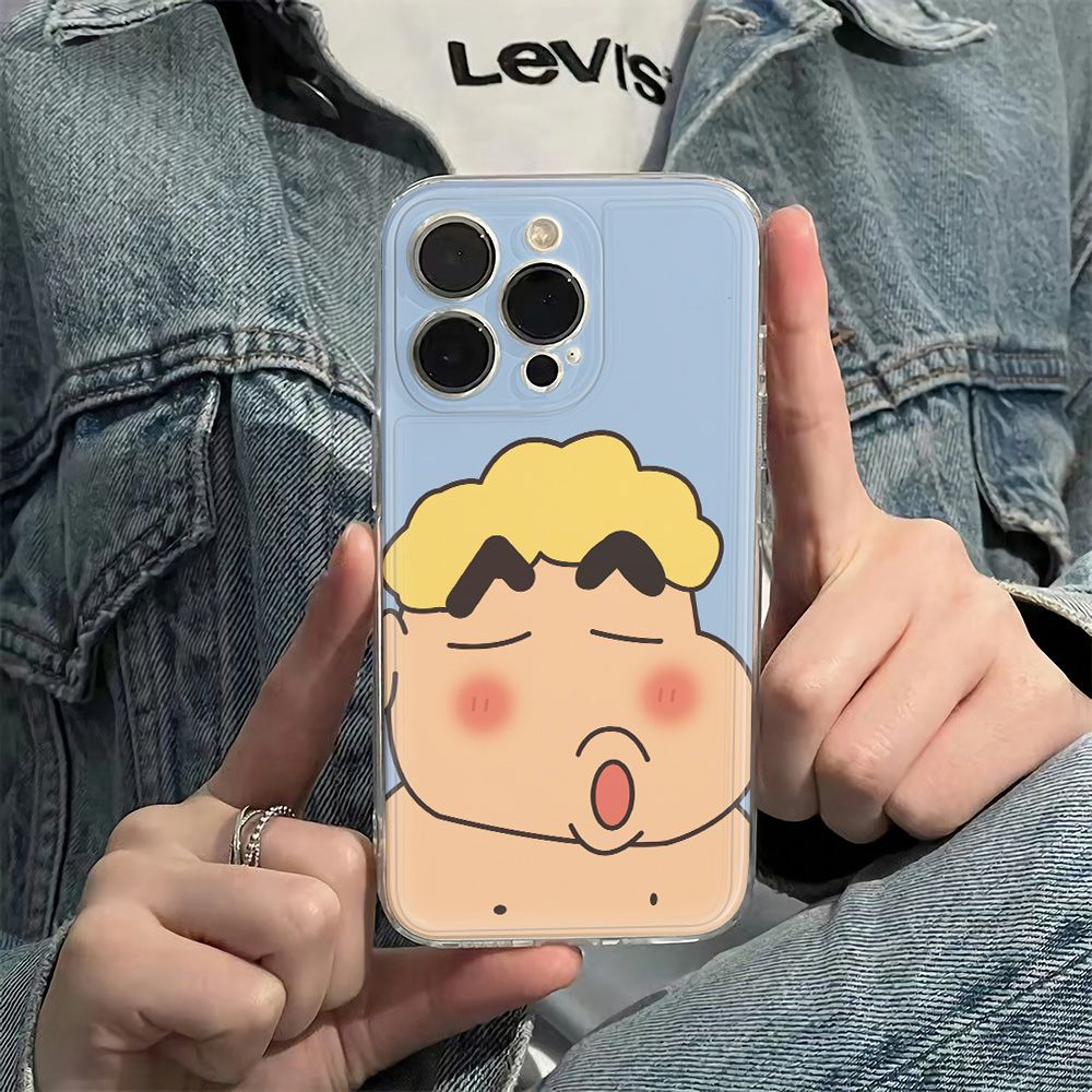 ✅Ốp Điện Thoại Mềm Chống Sốc In Hình Shin-Chan 13 Phong Cách Cho Iphone 6Inmax78Iphone12 1114pro HS16