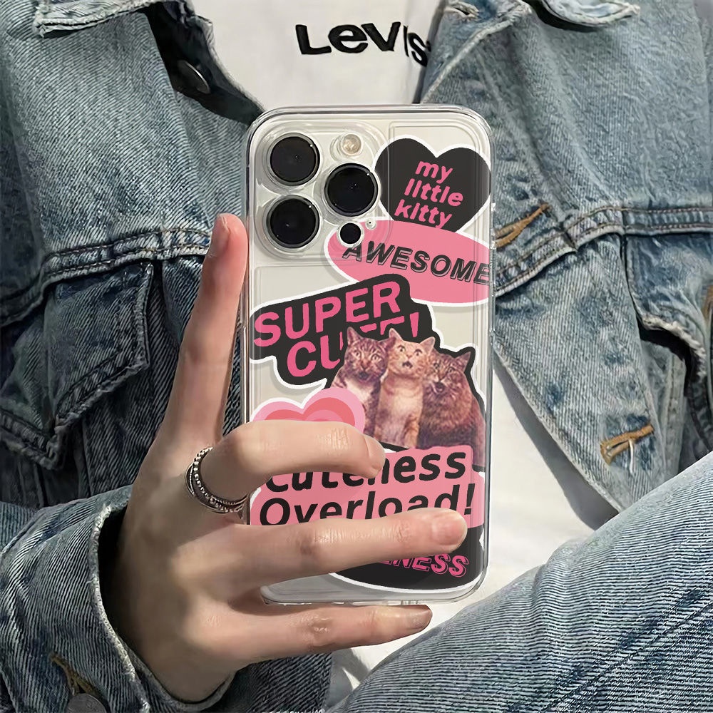✅Ốp Điện Thoại Dẻo Họa Tiết Chú Mèo Dễ Thương Chống Sốc Cho Iphone12 6In7813 14pro max11 AP1D