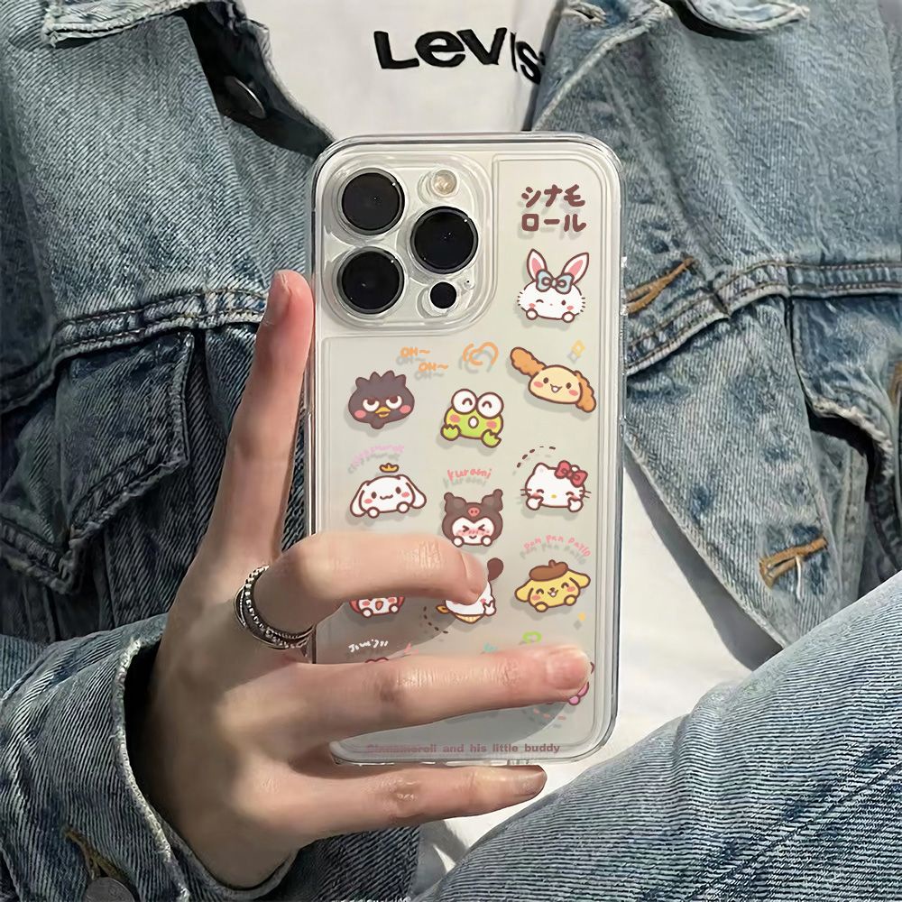 ✅Ốp Điện Thoại Dẻo Họa Tiết Hoạt Hình Sanrio Dễ Thương Cho iPhone1213 786In14Pro 11 maxplus 5PBN