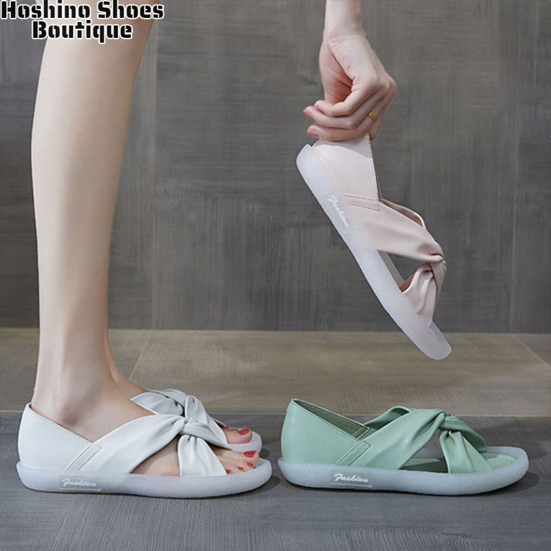 Dép Sandal Vải Mềm Chống Trượt Thoải Mái Thời Trang Hàn Quốc Cho Nữ