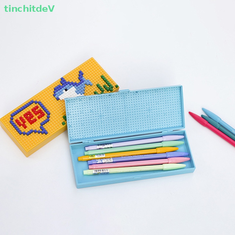 [TinchitdeV] Hộp Đựng Bút Chì Lắp Ráp Hình Hoạt Hình Kawaii Dễ Thương DIY Cho Học Sinh [Mới]