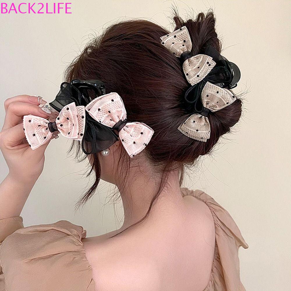 Kẹp Tóc Nơ / Chấm Bi Phong Cách Hàn Quốc Cho Nữ 2life