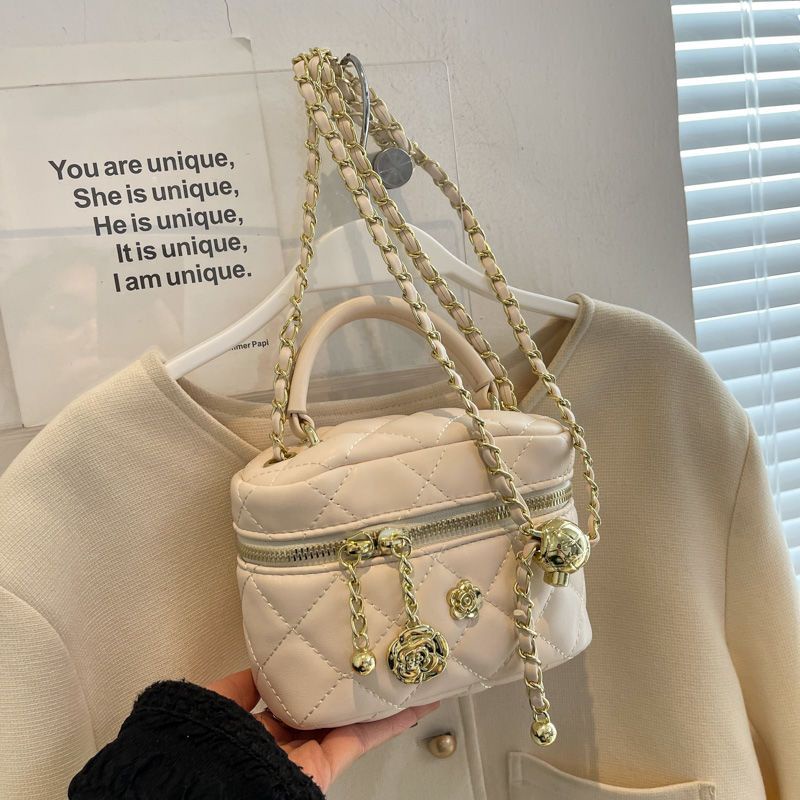 Túi Đeo Chéo Dây Rút Hình Que Kem Đính Kim Cương Thời Trang Cho Nữ