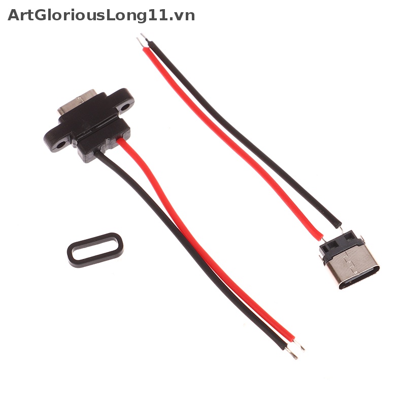 Giao Diện Sạc Nhanh ArtGloriousLong Type C 2 Pin Cổng female Chống Thấm Nước