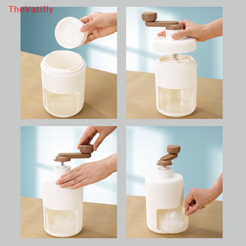 [Thevalifly] Máy Làm Kem Bằng Tay Nhỏ Gọn Cho Gia Đình