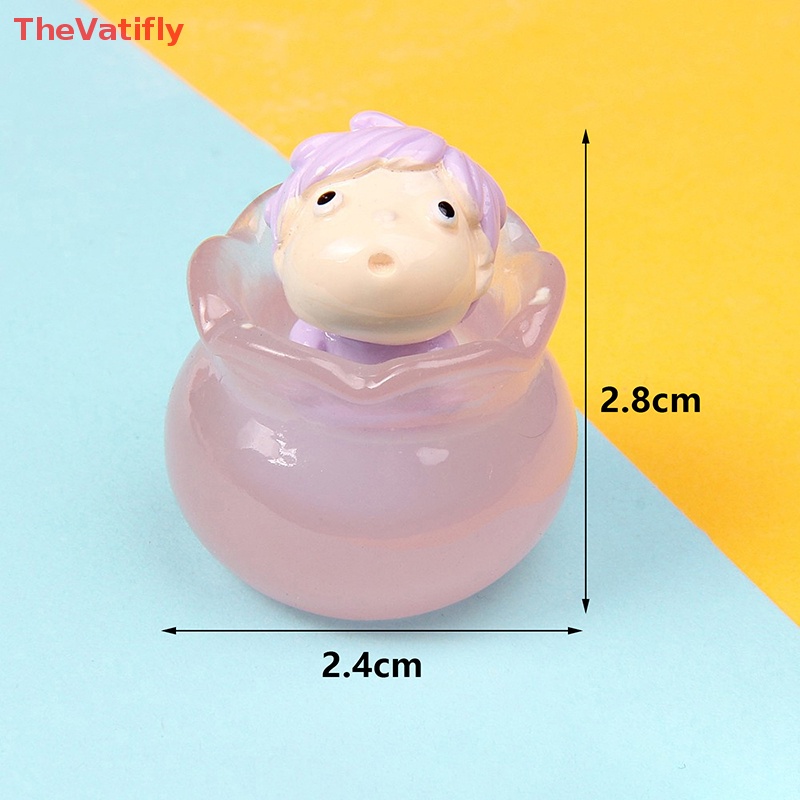 Mô Hình Nhân Vật Hoạt Hình Mini Bằng Nhựa Resin Phát Sáng Trang Sức