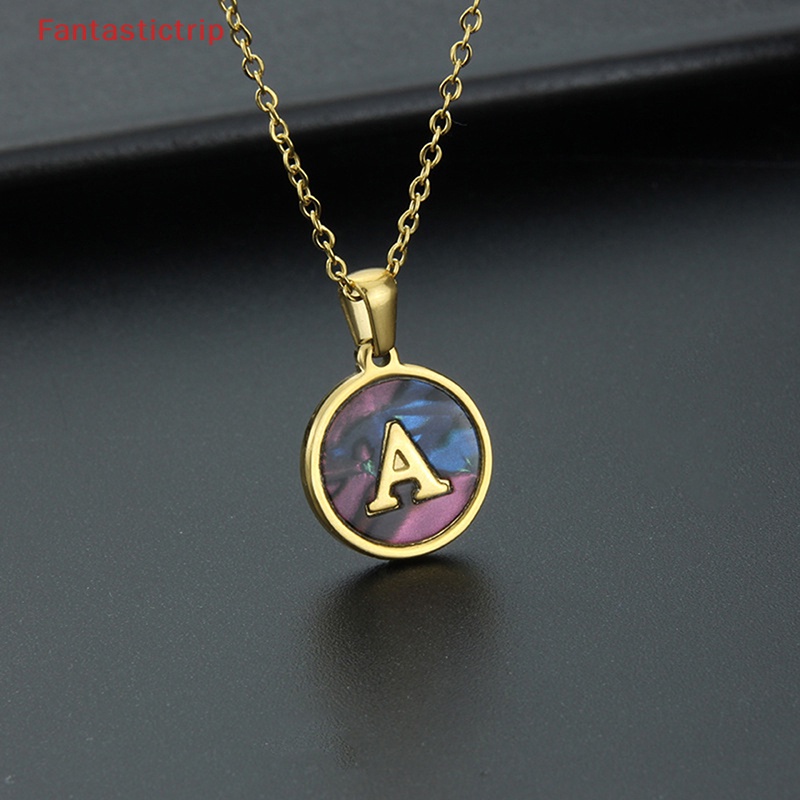 Vòng cổ Mặt 26 Chữ Cái Bằng Thép Không Gỉ Thời Trang Dành Cho Nữ