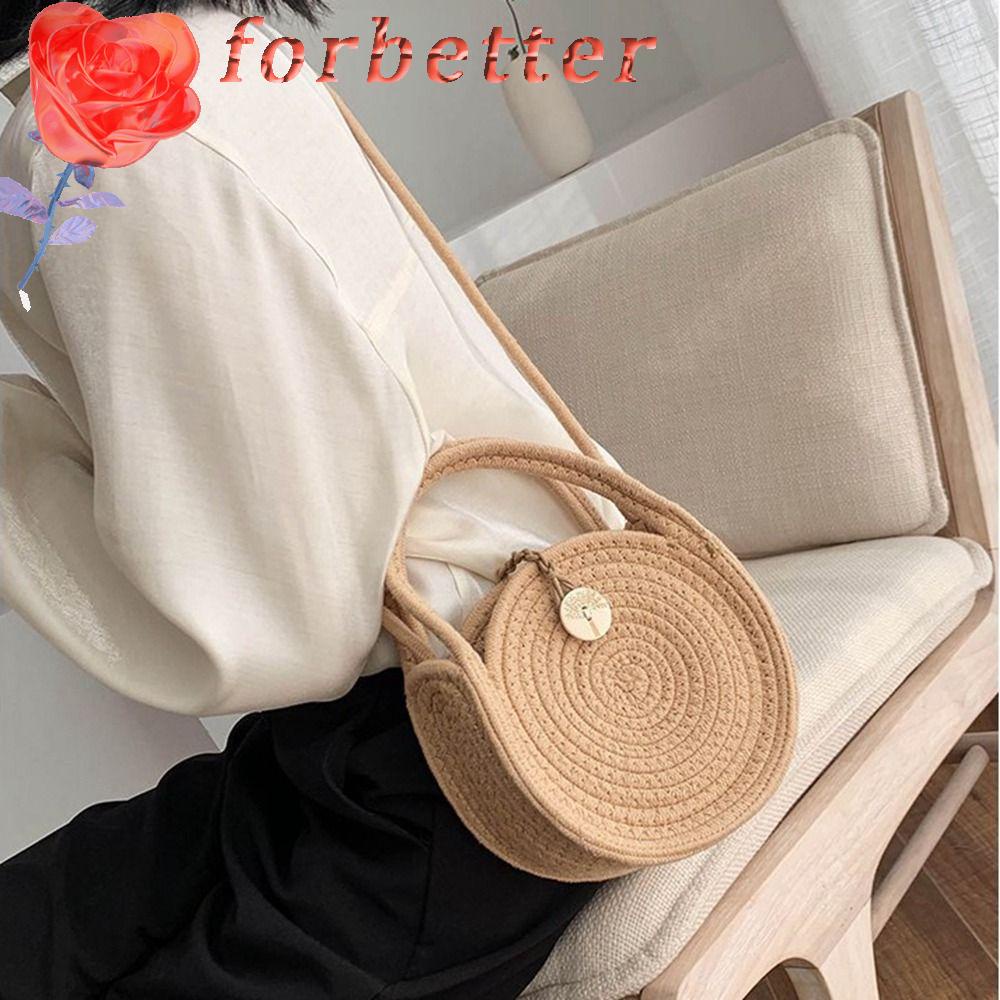 Túi Xách Đeo Vai Hình Tròn Phong Cách Bohemian Cổ Điển Cho Nữ