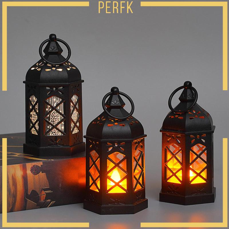 Đèn Lồng Lục Giác Phong Cách Ramadan Cổ Điển Trang Trí Sân Vườn