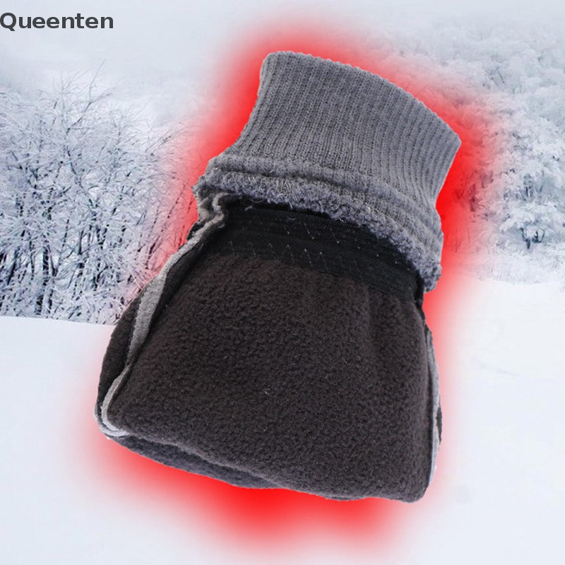 Găng Tay Gel Silica Nhung Dày Chống Trượt Giữ Ấm Mùa Đông QT