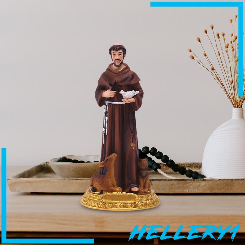 Đồ trang trí Tượng Công Giáo Saint Francis 8.6 &quot;Trang Trí Trong Nhà