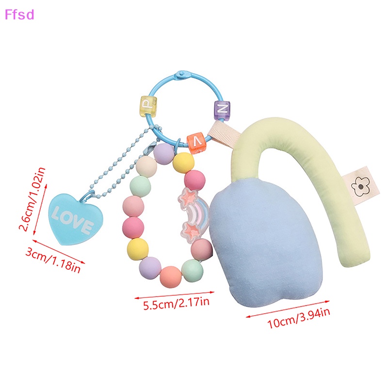 {Ffsd} Móc Khóa Chuỗi Hạt Màu Kẹo Hình Hoa Tulip Trang Trí Túi Xách * Bán Chạy