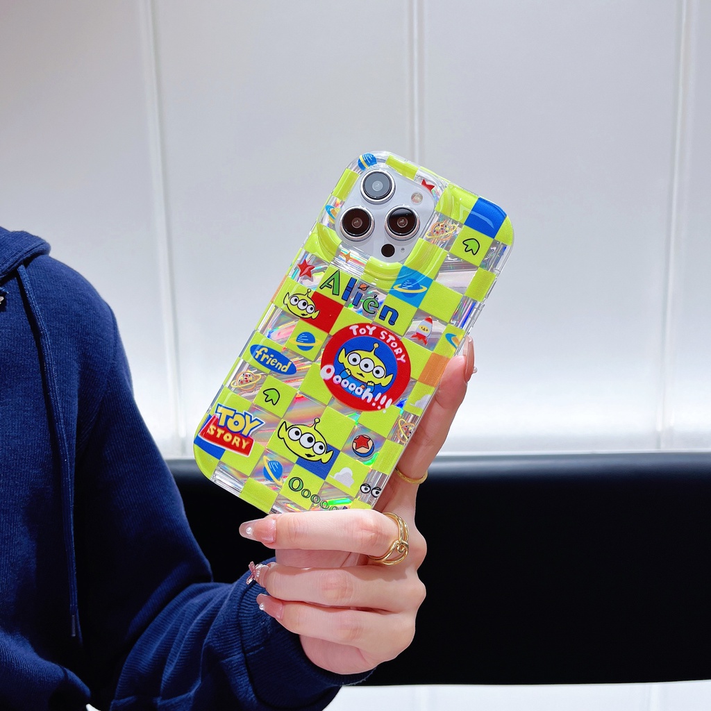 Ốp Điện Thoại TPU Mềm Trong Suốt In Hoạt Hình Alien Buzz Lightyear Cho iPhone 12 13 14 Pro Max