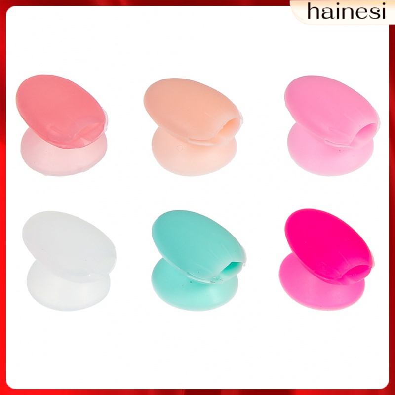 Set 6 Cọ Trang Điểm Môi Bằng Silicone Chống Thất Lạc