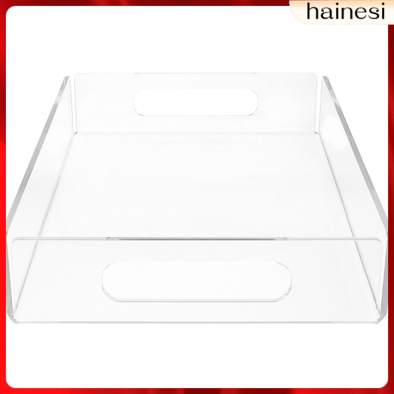 Khay Đựng Đồ Trang Điểm Bằng Acrylic Màu Bạc Sắp Xếp Gọn Gàng Cho Nhà Bếp